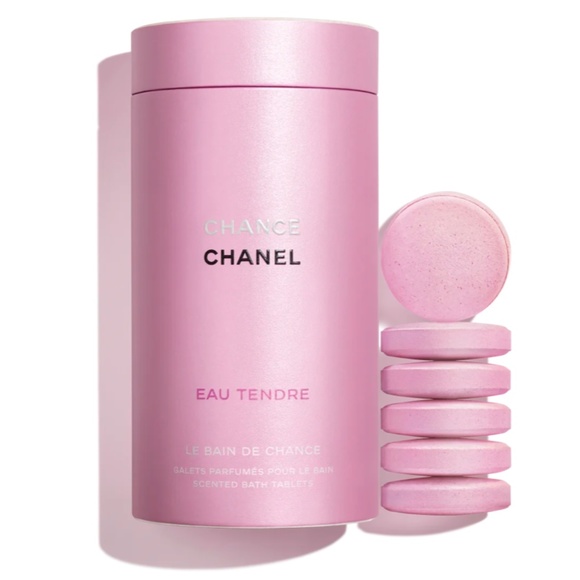 Chanel Chance Eau Tendre Scented Bath Tablets Salts Perfumed Limited Edition New - Picture 1 of 3